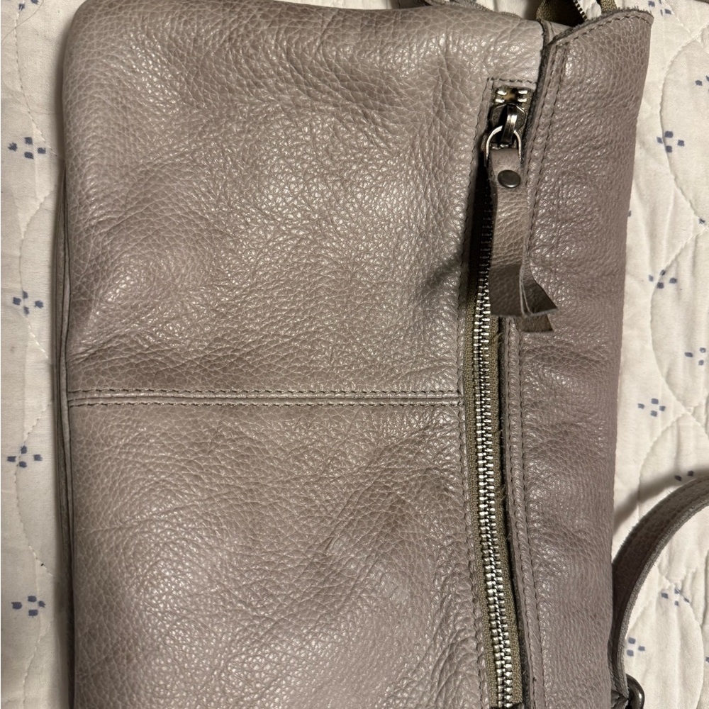 Latico Gray Crossbody Bag